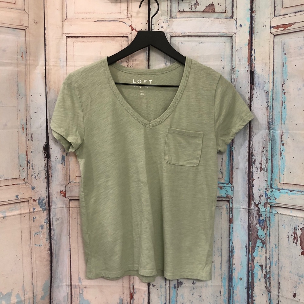 Loft T-Shirt light green XS